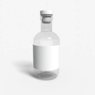 Bottles Glass Product Label Dieline 500780